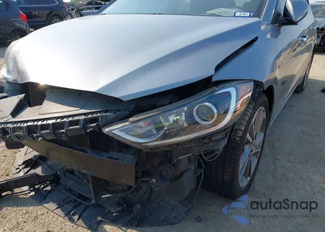 2017 Hyundai Elantra Limited z USA, uszkodzony, nr VIN 5NPD84LF3HH018847